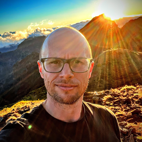 Mateusz in the mountains